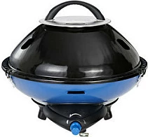 Shporet kampingu Campingaz Party Grill 600, 1 zonë, ndezje piezo, 10.7 kg, zi/kaltër metalik