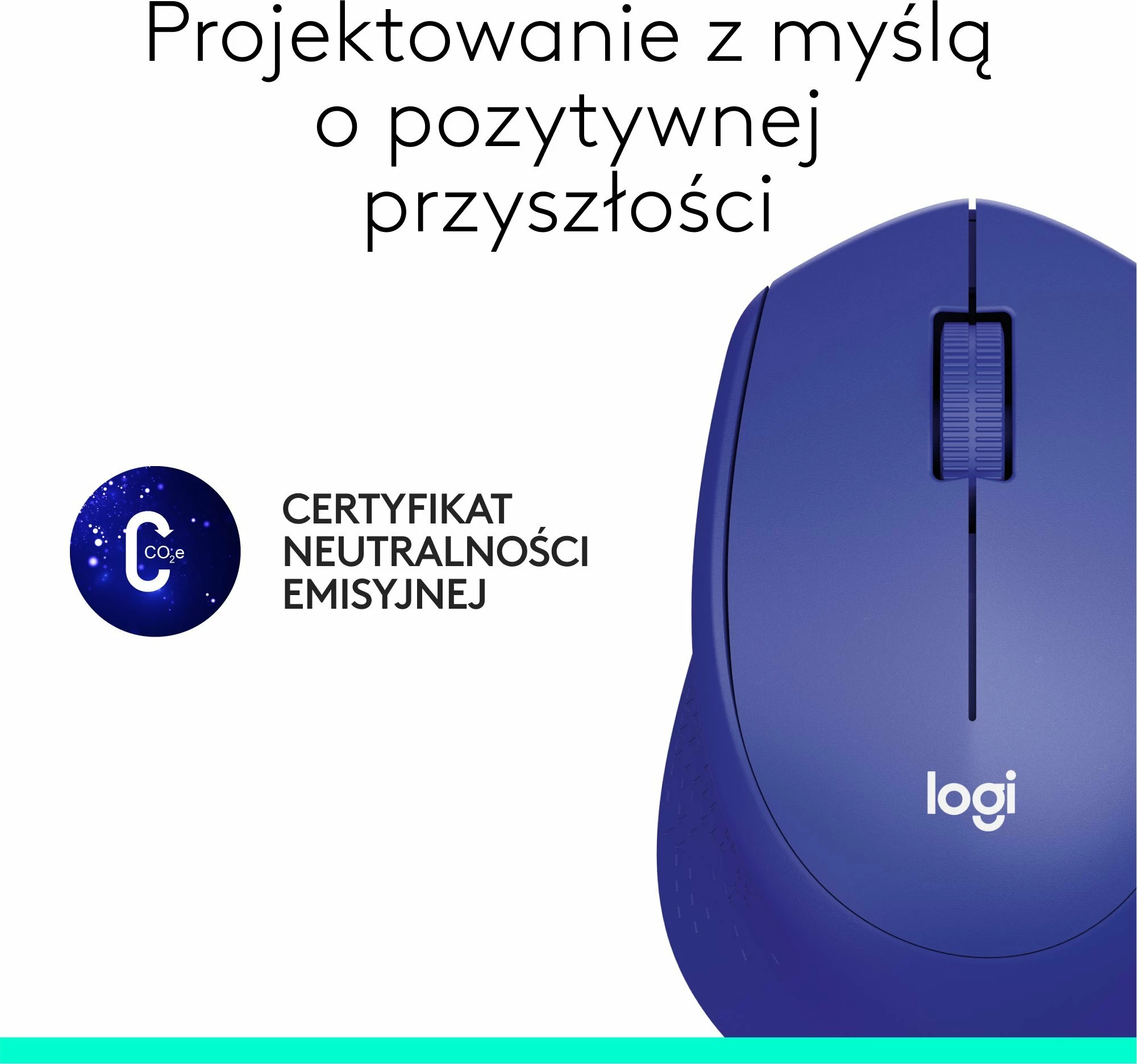 Maus Logitech M330 Silent Plus 910-004910 1000 DPI Wireless USB, blu