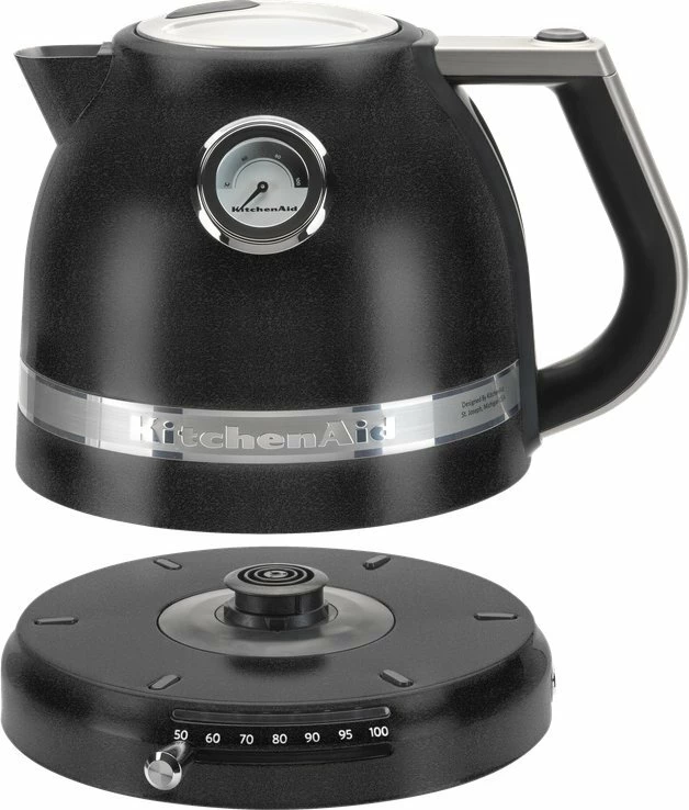 Bollitore elektrike KitchenAid Artisan 5KEK1522EBK 1.5L 2400W me kontroll temperature, e zezë