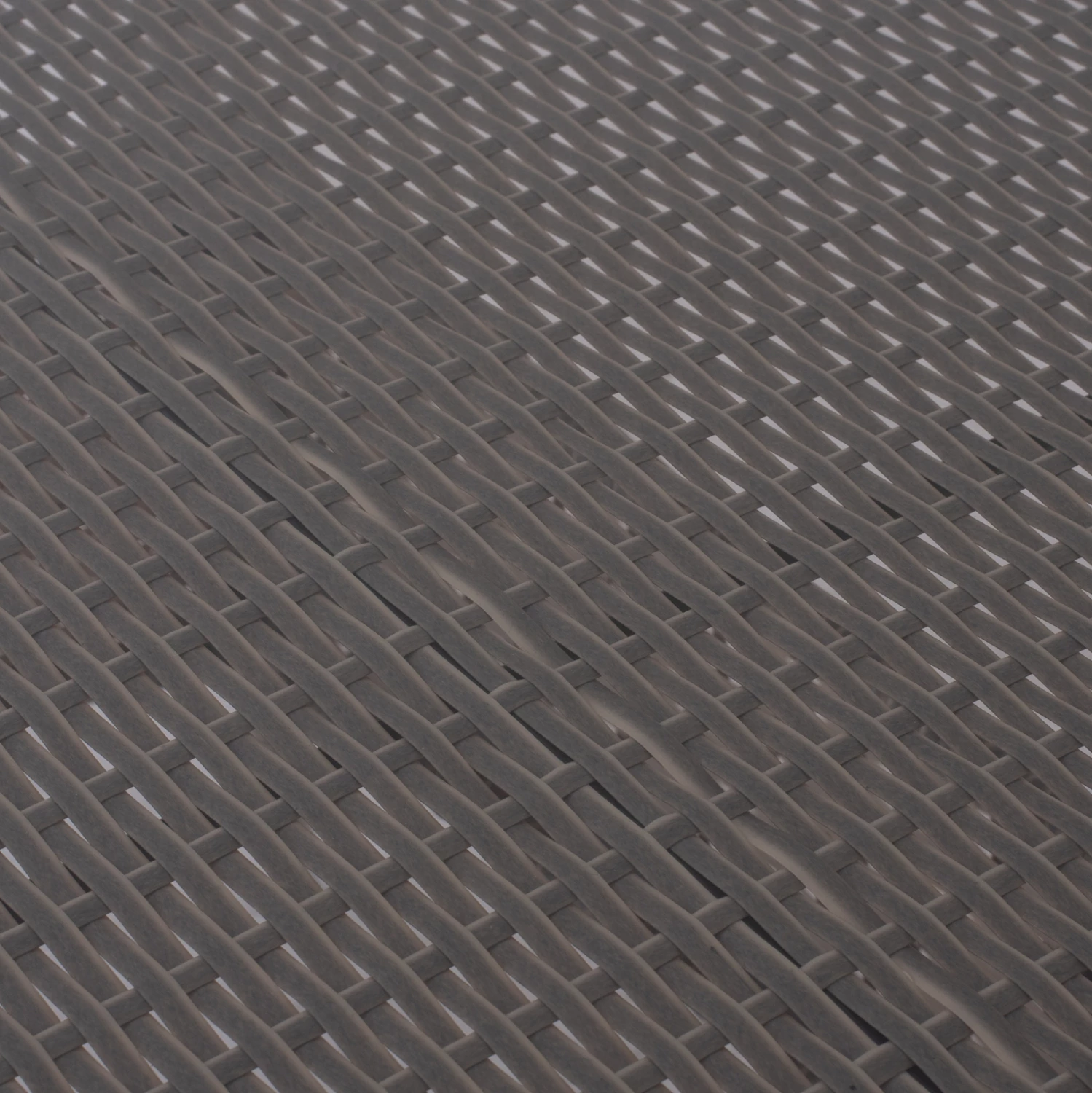 Tavolinë metalike Minsk rattan gri FH5507.01 150x90x75 cm