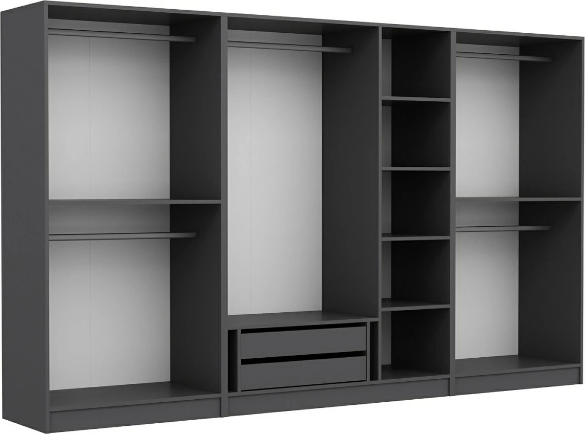 Dollap Skye Decor, ngjyrë antracit, Kale - 5045