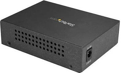 Konvertues media fiber StarTech MCMGBSCMM055, Gigabit Ethernet RJ45 në SC multimode, 550 m, 10/100/1000 Mbps, i zi
