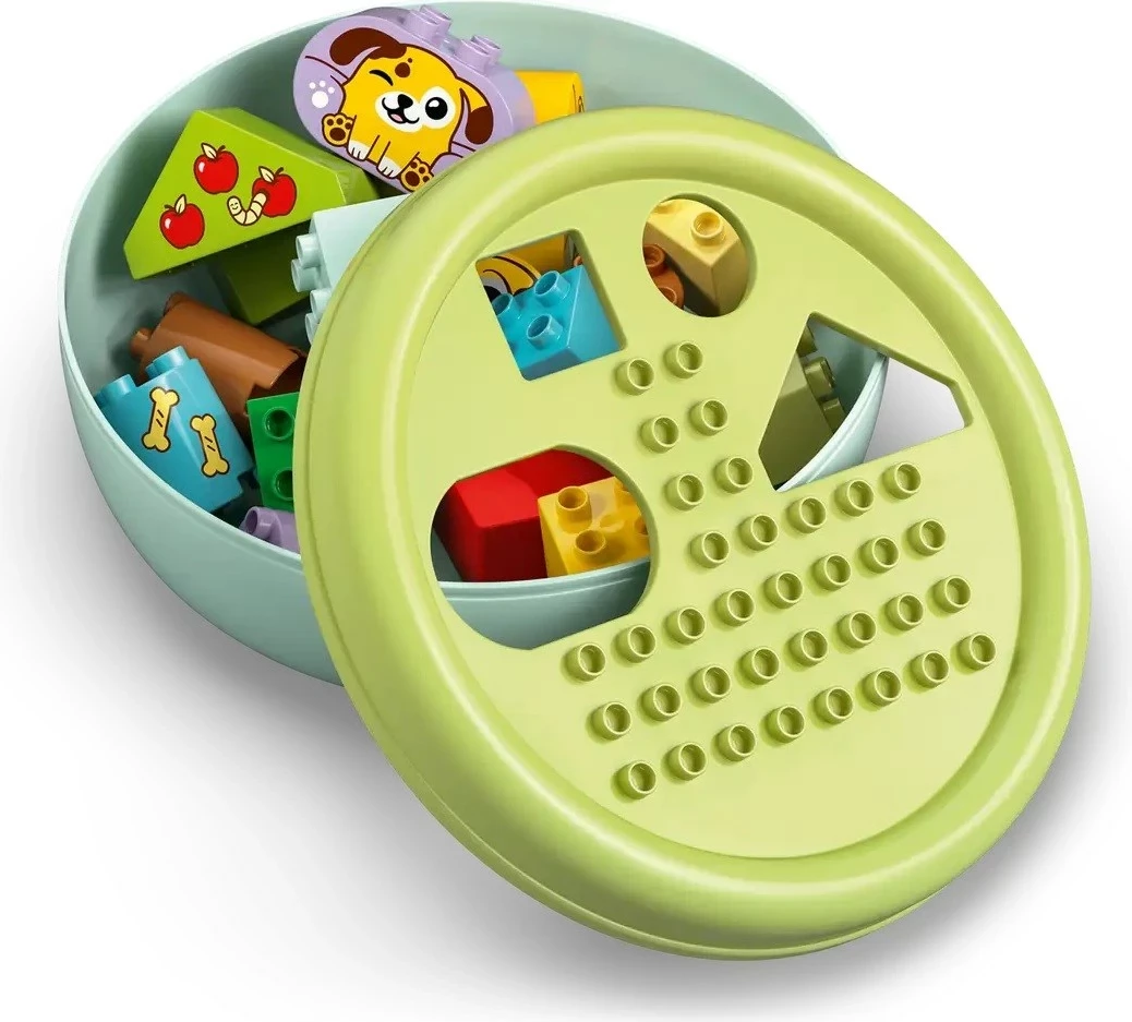 Set lodrash LEGO DUPLO Shape Sorter: Puppy House 10441, 17 pjesë, shumëngjyrëshe