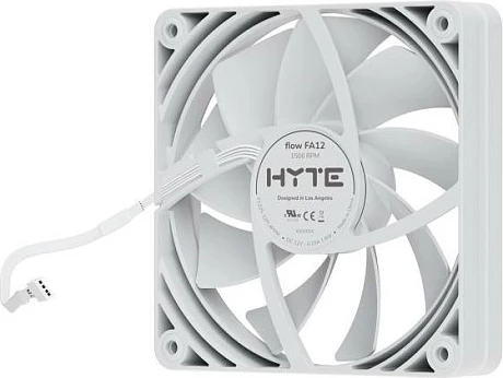 Ventilator për kasë HYTE FA12 120mm, 4 copë, 1500RPM, i bardhë