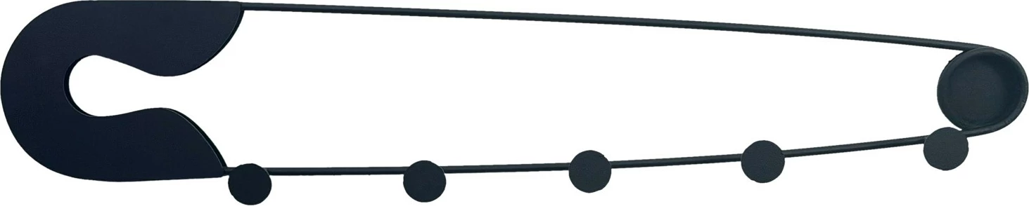 Varëse muri prej metali, Wallity, Devran, shumëngjyrëshe, 60x11cm