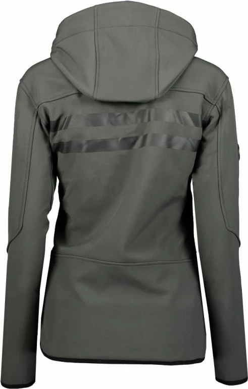 Jakne softshell femra Geographical Norway Reine 007, gri/zezë [Madhësia: L]