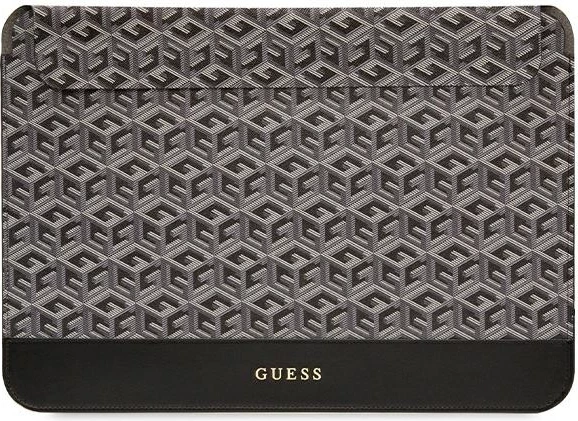 Mbështjellës laptopi Guess GCube Stripe 14", i zi