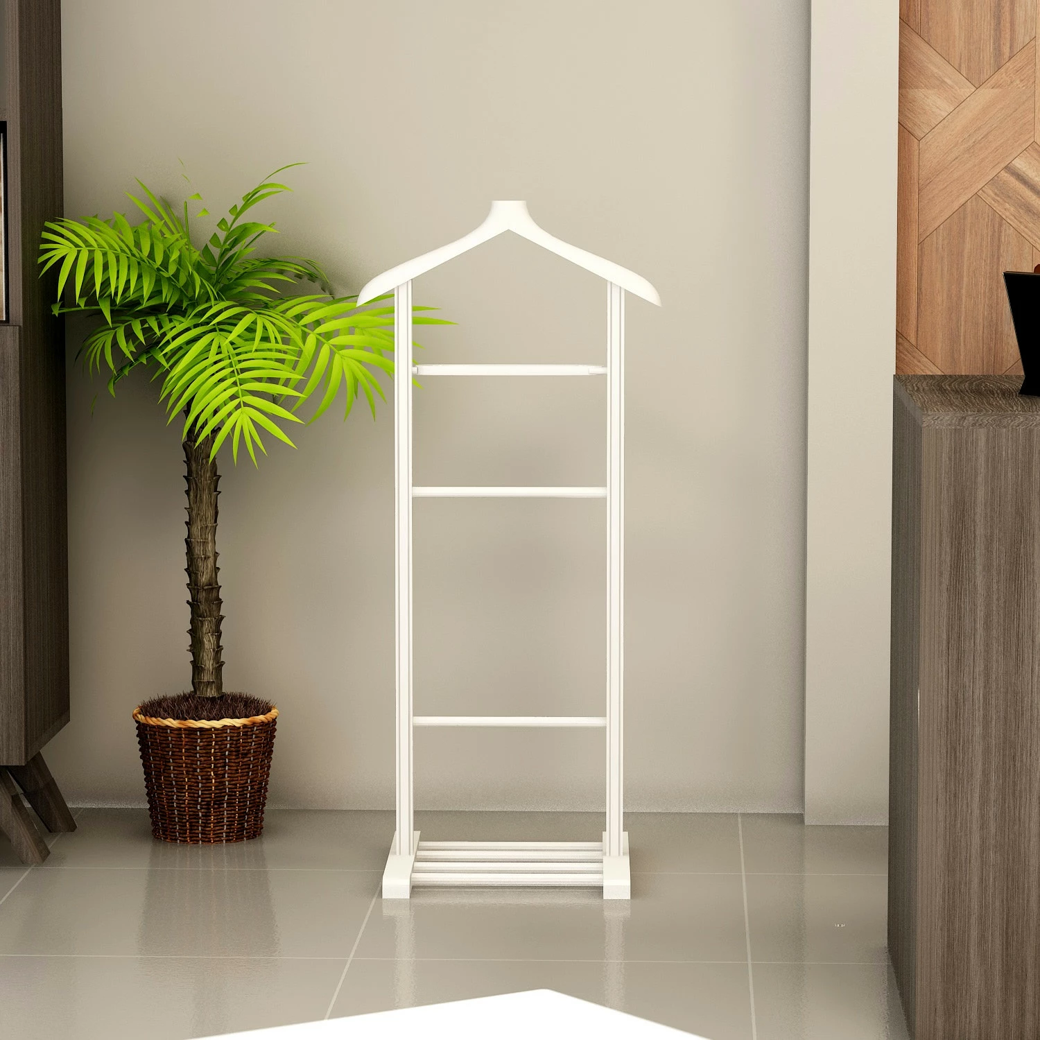 Stendë për rroba Hanah Home, Beta Single, e bardhë