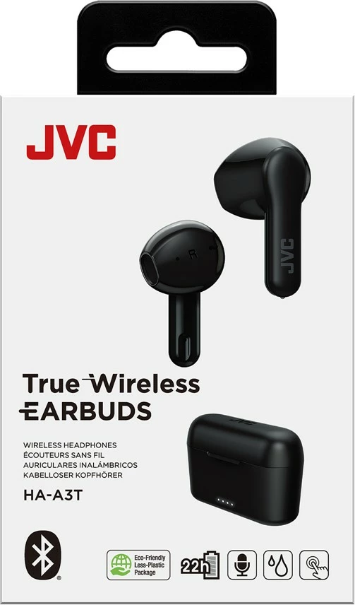 Kufje pa tela JVC HA-A3T, in-ear, Bluetooth 5.1, e zezë