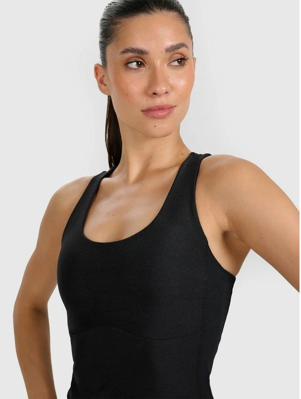 Maicë sportive për femra 4F, e zezë