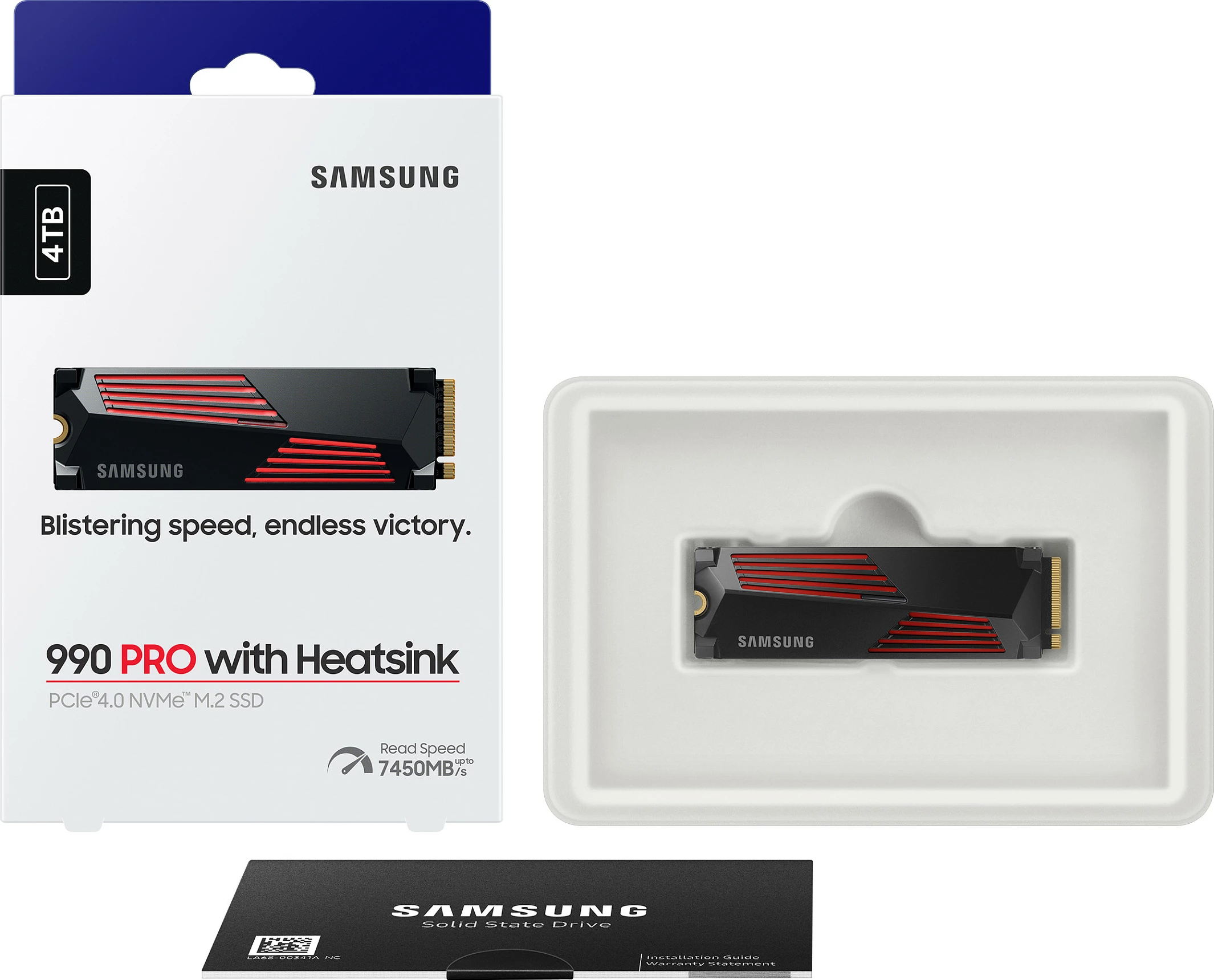 Disk SSD Samsung 990 PRO, 4TB, M.2 2280 PCI-E x4 Gen4 NVMe