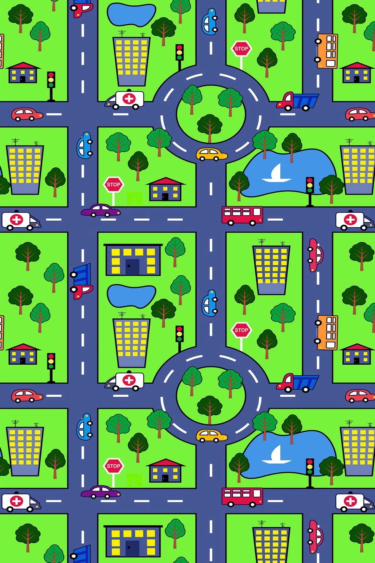 Qilim për fëmijë, shumëngjyrësh, 60x100cm, Conceptum Hypnose, HMNT458