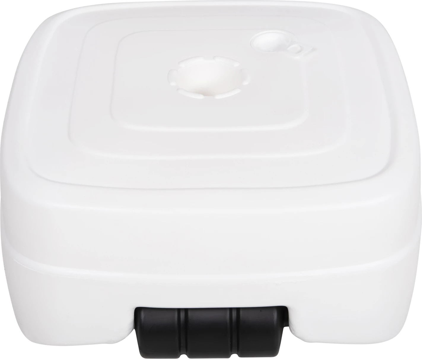 Bazë plastike për ombrellë me rrotë, SOLBAS FH6113.01, ngjyrë e bardhë, për shtyllë 33/50mm, 46,5x23,5Hcm