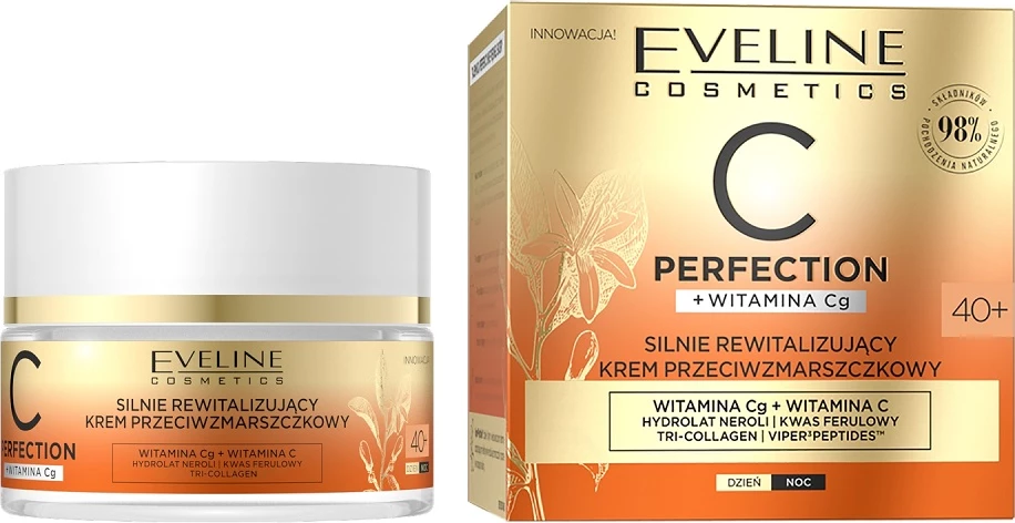 Krem kundër rrudhave për femra Eveline Cosmetics C-Perfection intensely revitalizing, 50ml