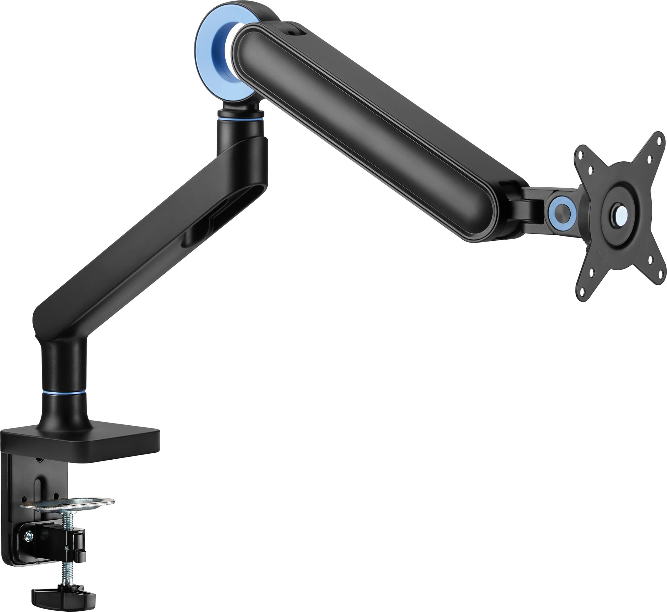 Mbajtëse monitori EQUIP 17"-35", krah me gas spring, 360°, deri 10.5 kg, e zezë