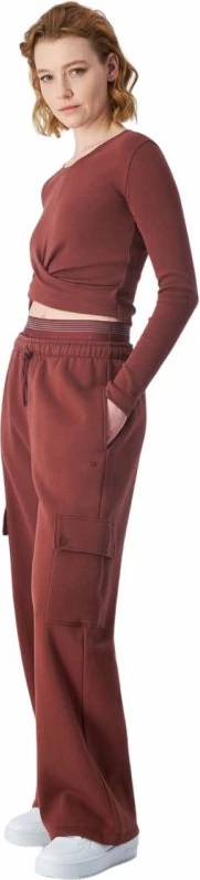 Pantallona cargo Champion femra, kafe