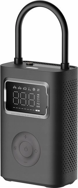 Pompë ajri elektrike portative Xiaomi Air Compressor Pump 2 Pro 2500 mAh USB-C me ekran digjital, zezë