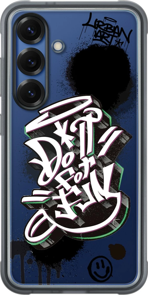 Mbështjellës Samsung Galaxy S25, 15.8 cm (6.2"), Ngjyrë zezë, Shumëngjyrësh