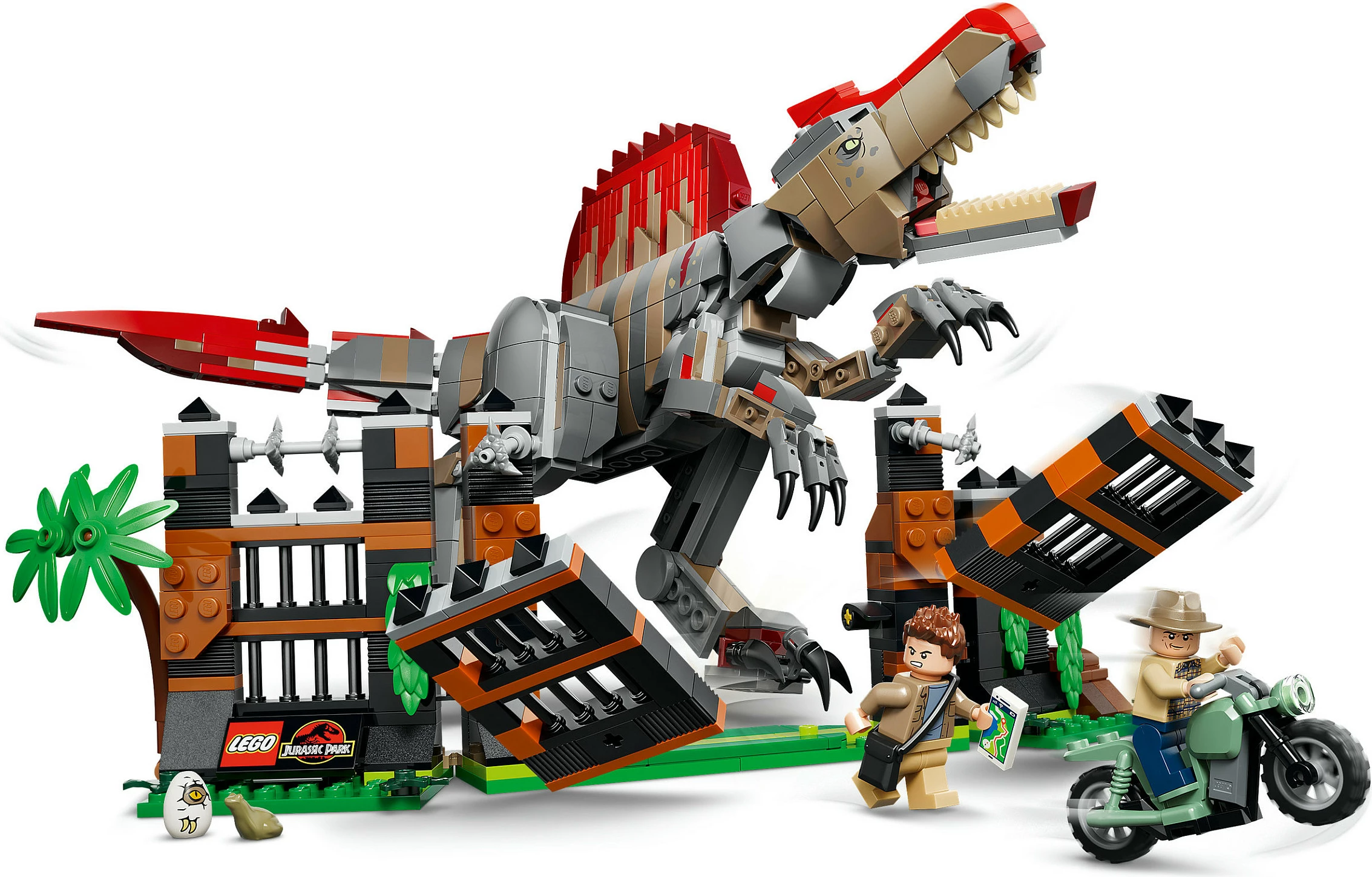 Set LEGO Jurassic World 77982 Spinosaurus Escape, 820 copë, 9+