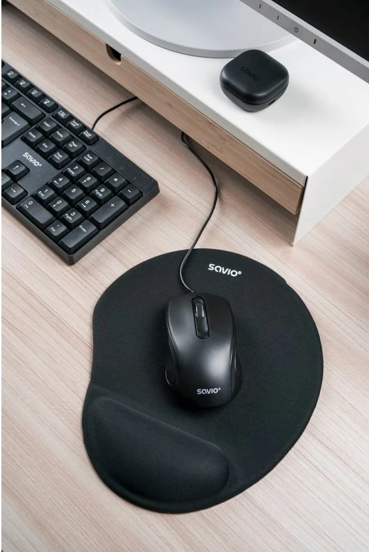Tastierë Savio për e-sport, e zezë