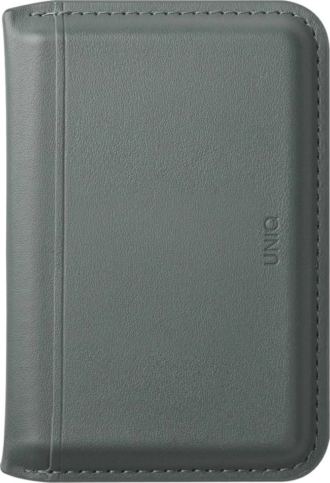 Mbështjellës magnetik me portofol UNIQ Lyden DS, për iPhone me MagSafe, Jeshil