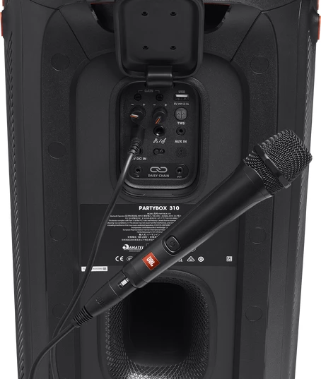 Mikrofon me kabllo JBL PBM100, 3 m, 6.35 mm + adapter 3.5 mm, kardioid, i zi