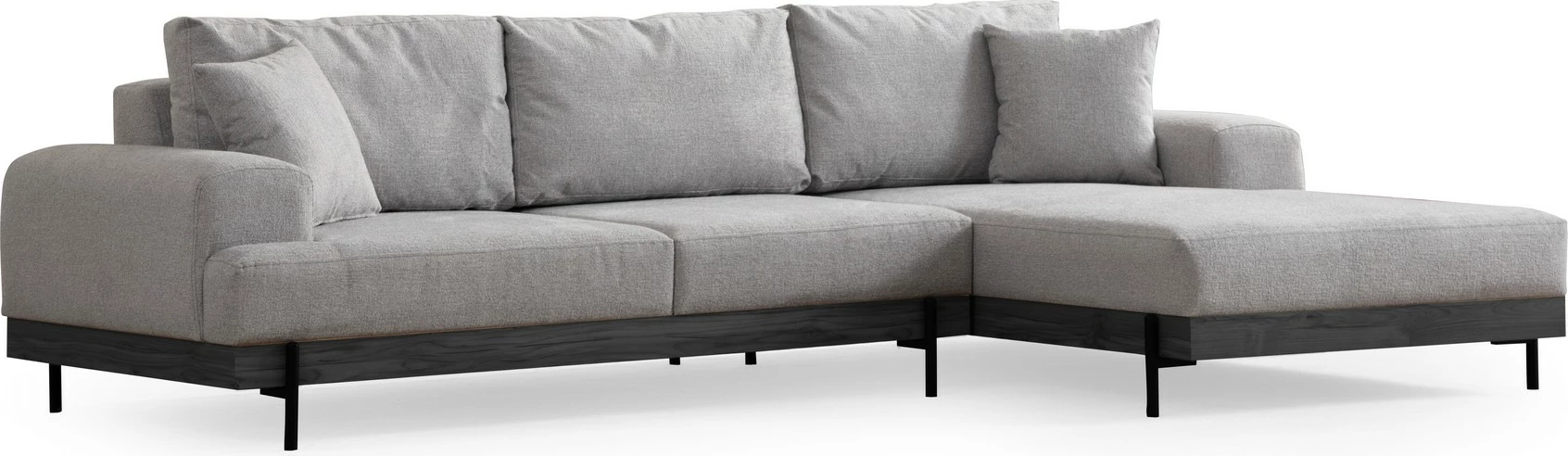 Këndore Atelier del Sofa, gri, e djathtë