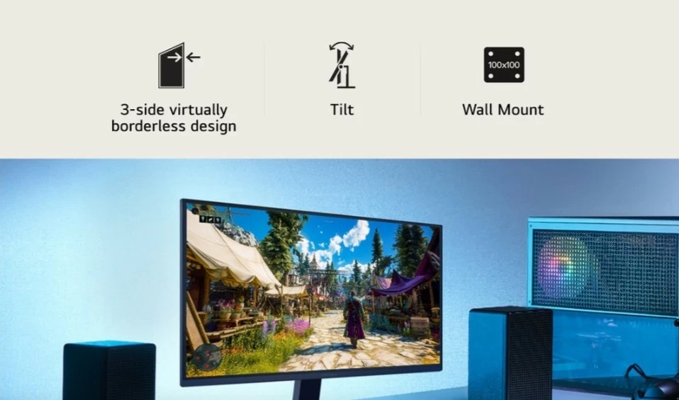 Monitor LG UltraGear 25G523B-B, 25", IPS, Full HD, 200Hz, HDR10, i zi