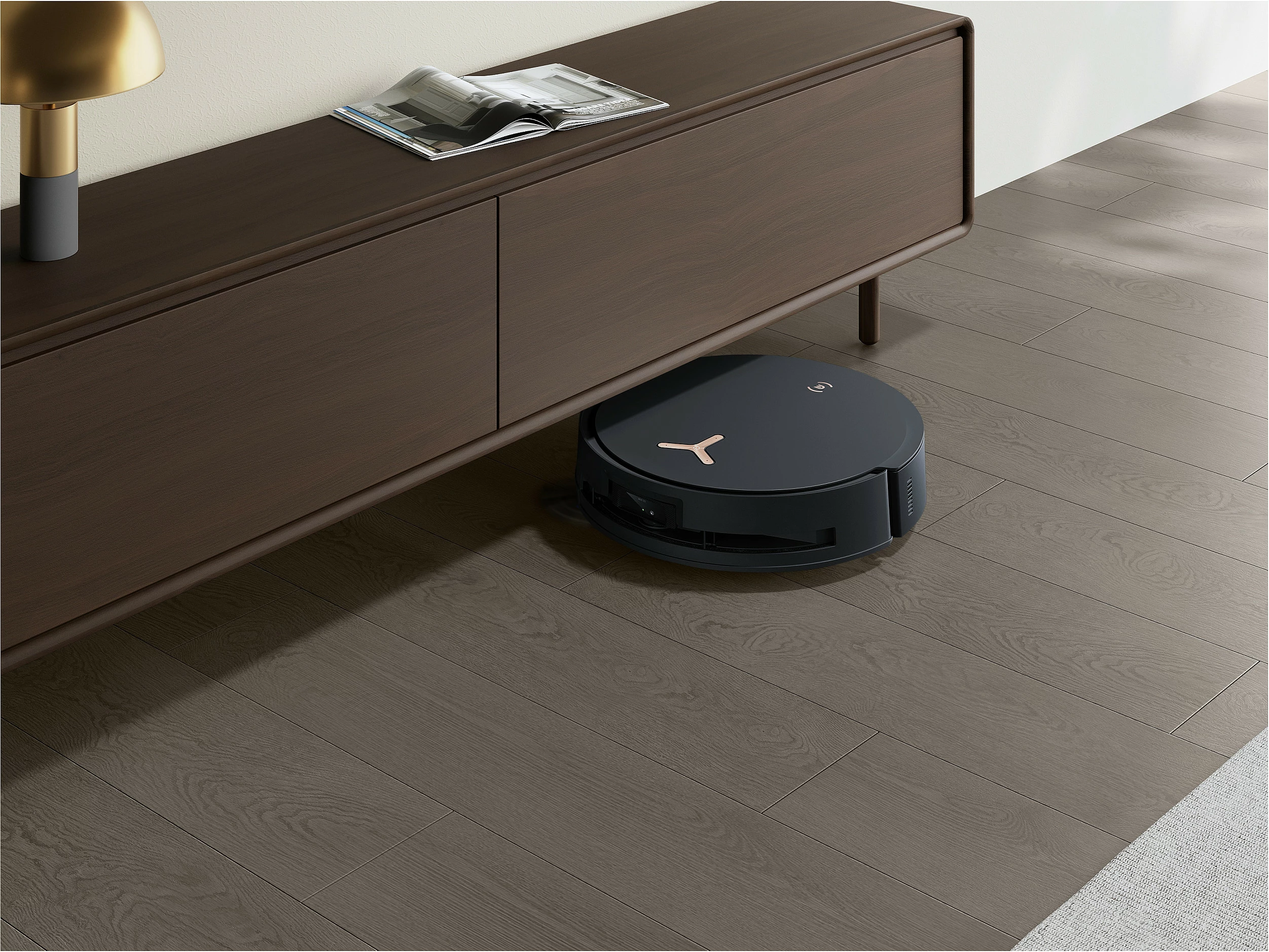 Robot fshesë ECOVACS Deebot X8 Pro Omni, 6400mAh, Wi‑Fi, me larje dhe stacion me qese pluhuri, i zi