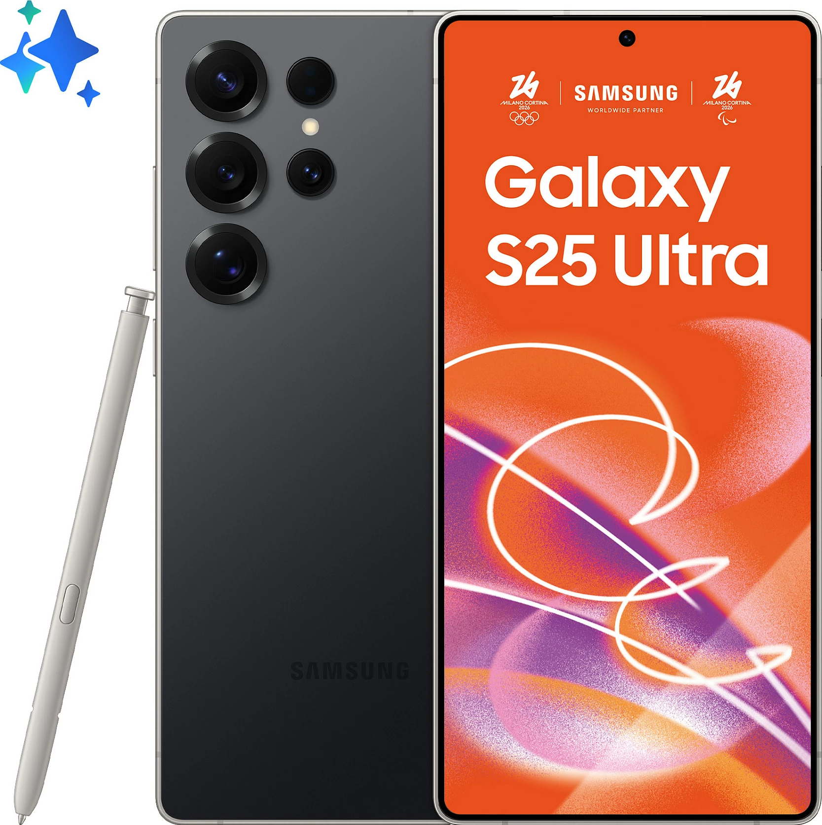 Celular Samsung Galaxy S25 Ultra, 6.9", 12+512GB, 5G, titanium black