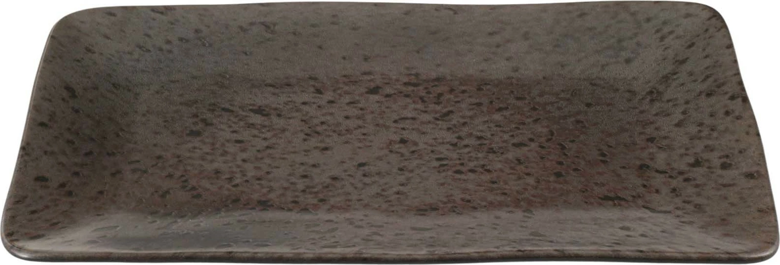 Pjatë drejtkëndore Porland Ironstone 280 mm, zezë, set 6 copë