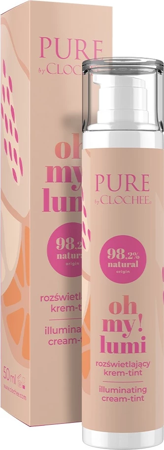 Krem-tint iluminues Clochee Oh My! Lumi, për femra, 50ml