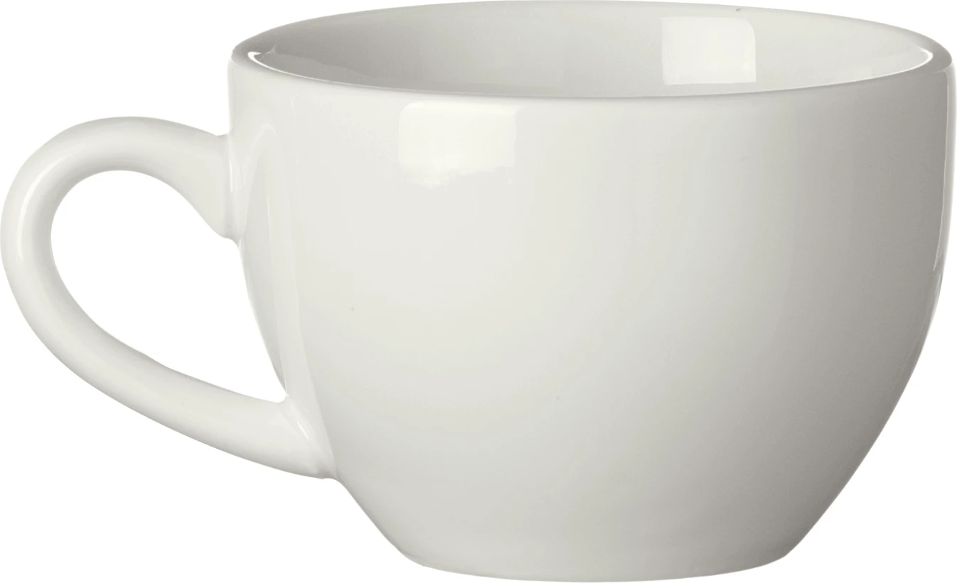 Filxhan cappuccino Fine Dine Pure Crema 240 ml, porcelan, krem, set 6 copë