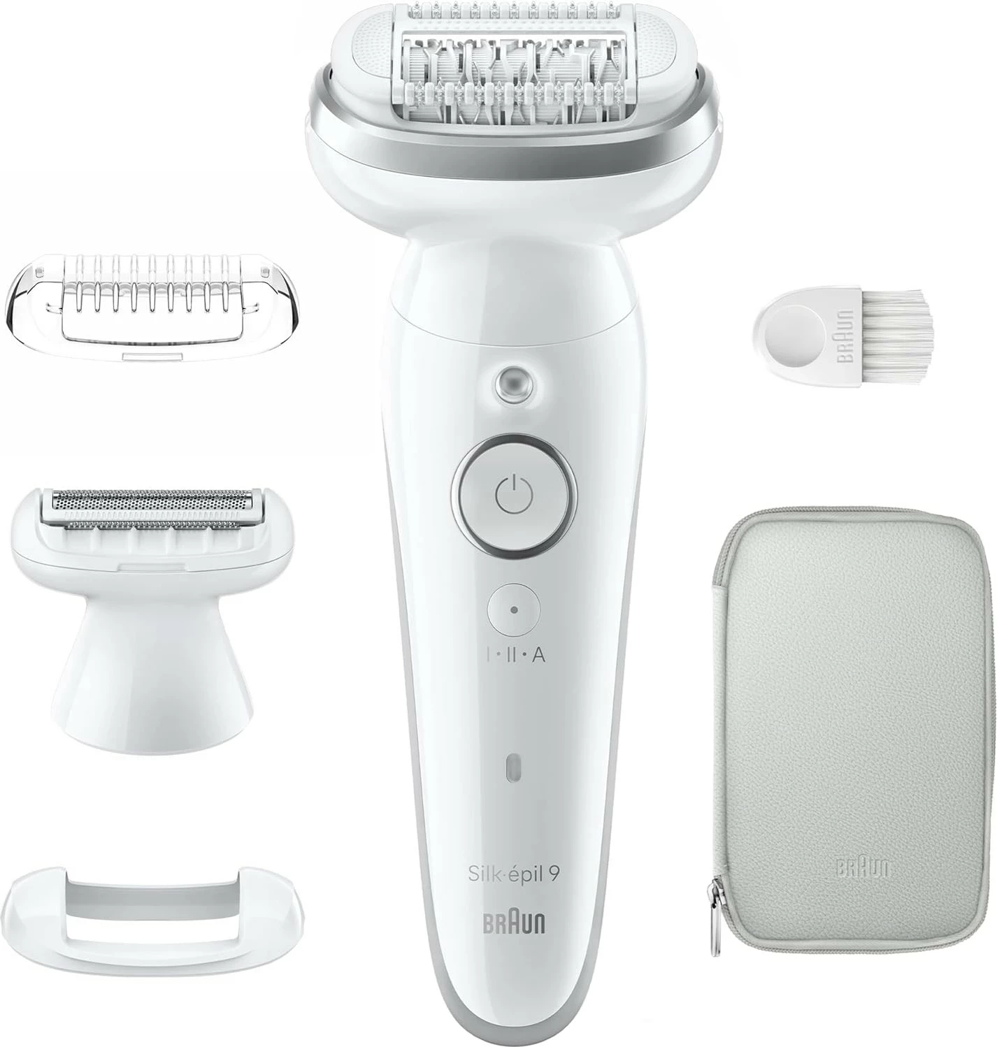 Epilator Braun Silk-Epil 9 SES9-041, i bardhë-gri