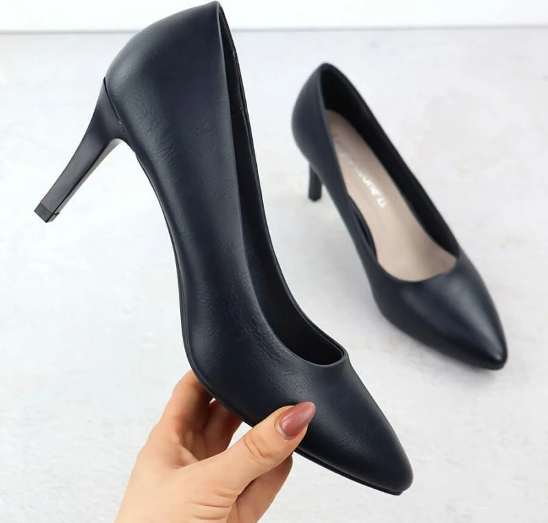 Këpucë elegante femra LEONE Sergio Leone 1336, blu e errët