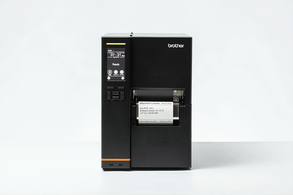 Printer termik etiketash Brother TJ-4422TN, 203x203 DPI, Wired, Autocutter, Ethernet, i zi