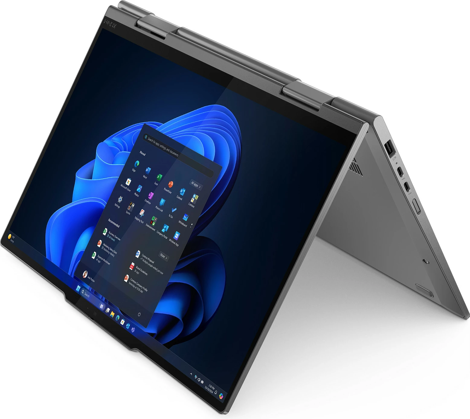 Kompjuter Lenovo X1 2in1 G10, Ultra7 255U, 32GB RAM, 1TB SSD, 14 inch, gri