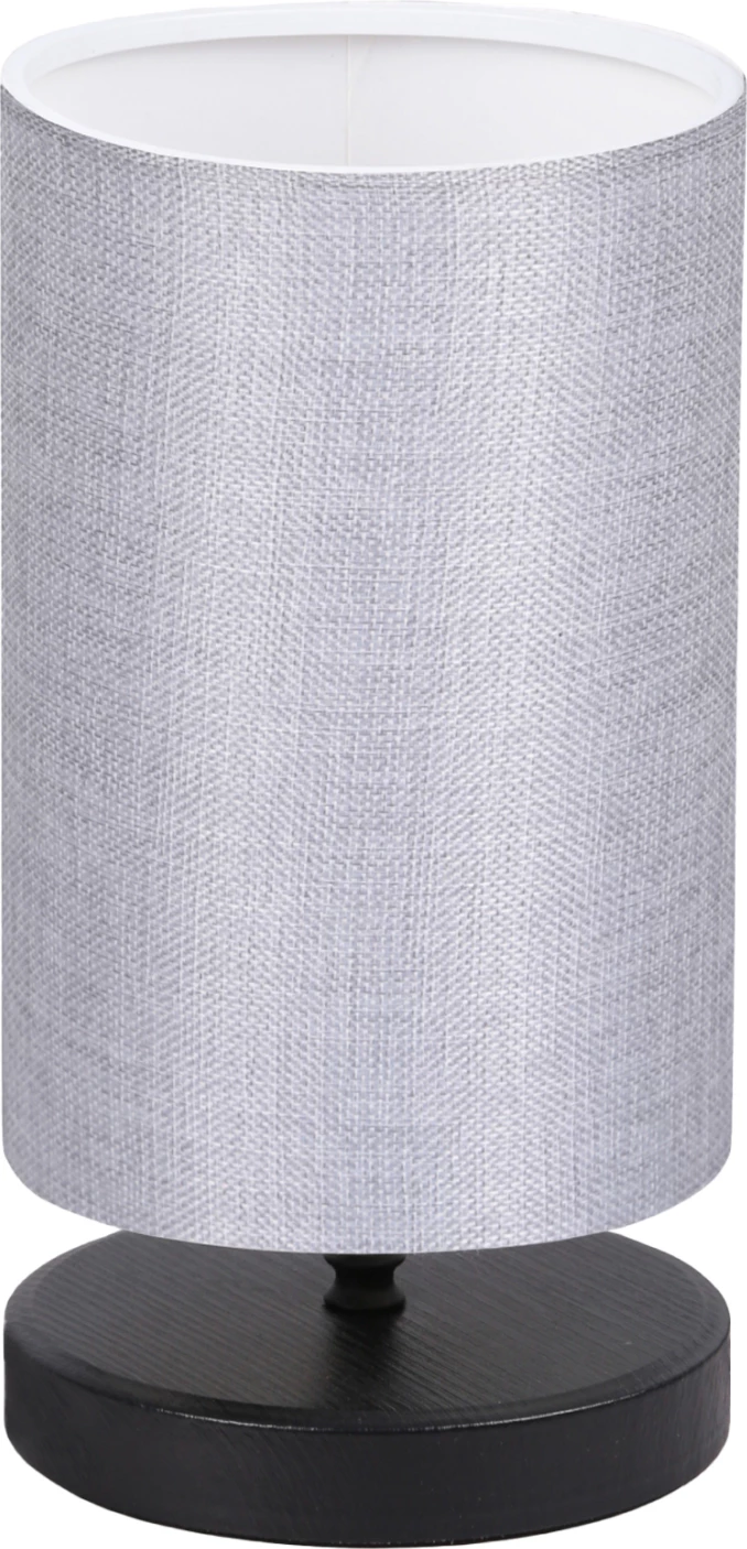 Llambë tavoline FH7595.03 bazë e zezë, kapak gri i lehtë