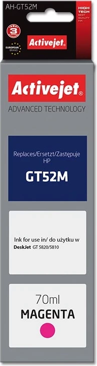 Ngjyrë zëvendësuese Activejet AH-GT52M për printer HP, e vjollcë