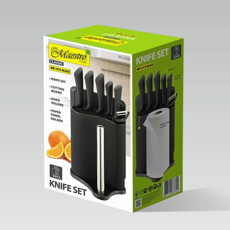 Set për prerje kuzhine MAESTRO MR-1413, i zi