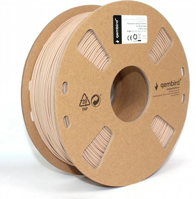 Filament Gembird 3DP-PLA1.75-01-FY, 3D print, 1kg