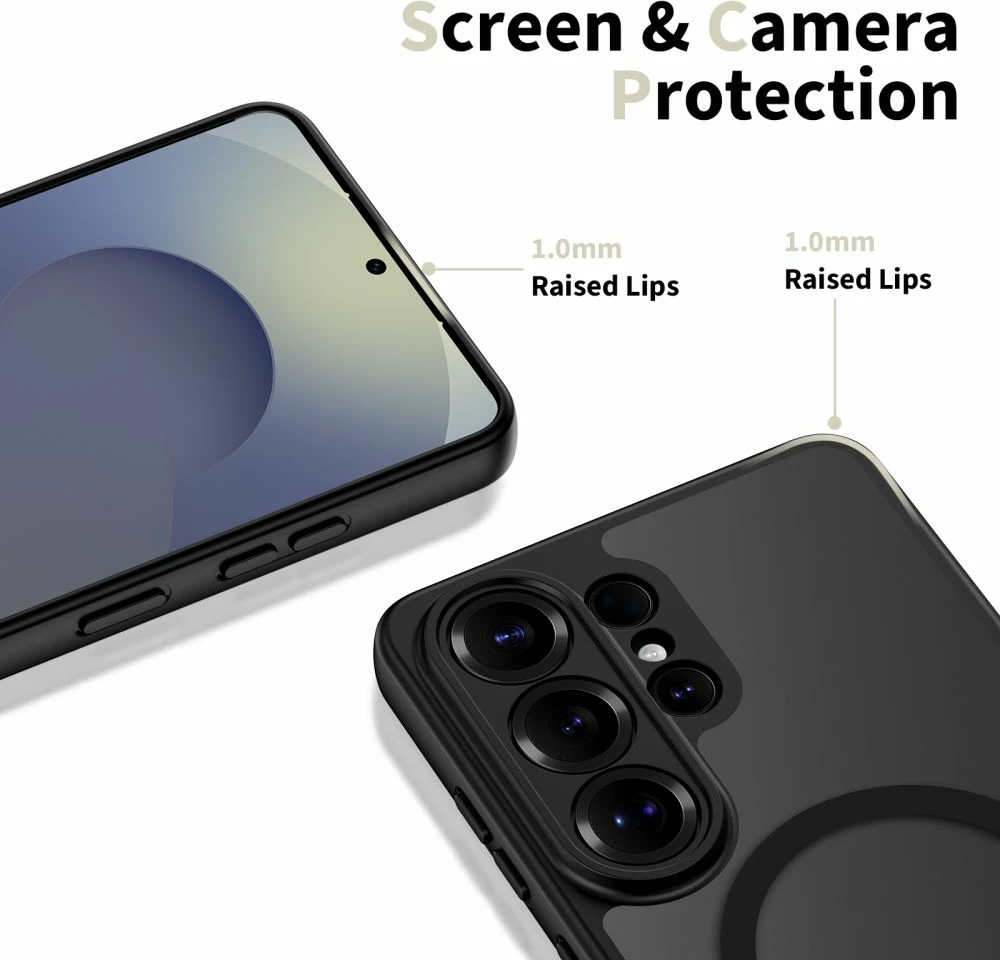 Mbështjellës MagSafe Tech-Protect BasicMag për Samsung Galaxy S26 Ultra, gjysmë transparent