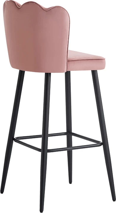 Karrige për bar Velvi, ngjyrë mollë e kalbur, 43x62x95cm