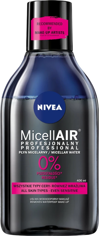 Ujë micelar për femra Nivea MicellAir Skin Breathe professional, 400ml