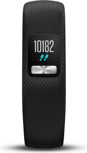 Smartwatch Garmin vívofit 4, rrip i zi, madhësia L, 365 ditë bateri, waterproof