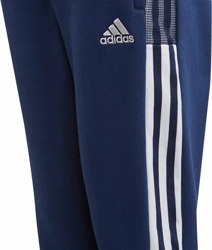 Pantallona sportive për fëmijë adidas, blu të errët [Madhësia: 116 cm]