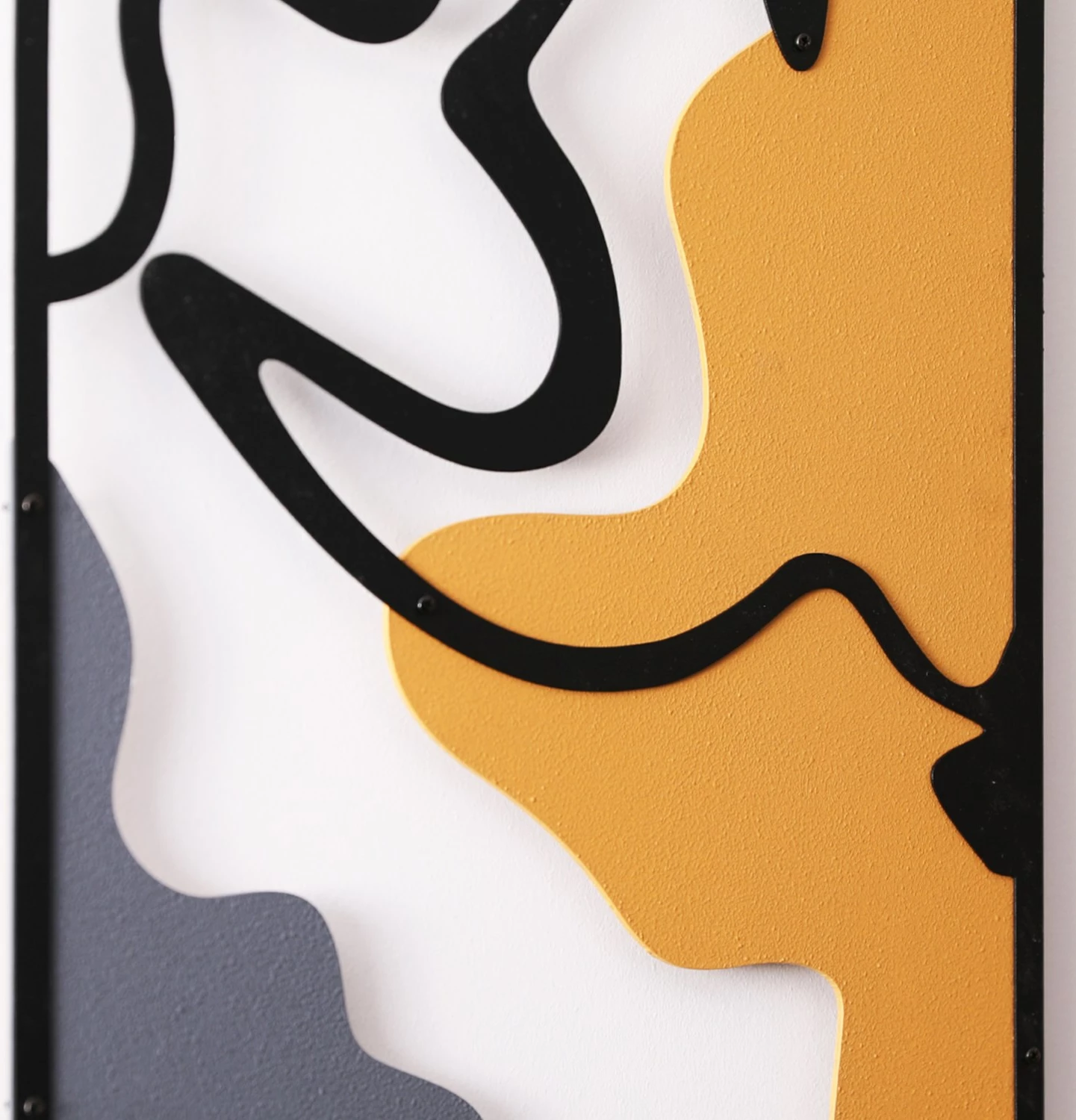 Aksesor dekorativ metalik për mur, Wallity, Complex, shumëngjyrësh, 118.5x54.5cm