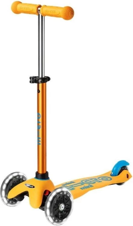 Skuter Micro Mini Deluxe LED, Apricot