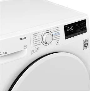 Tharëse rrobash LG RH80V3AV0N 8 kg heat pump, e bardhë