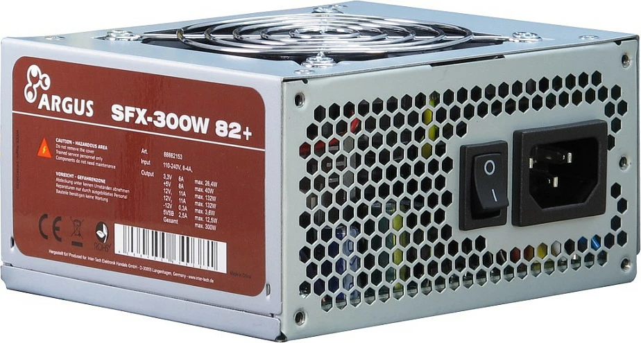 Furnizues energjie Inter-Tech SFX-300W, 300W, 80 PLUS, gri